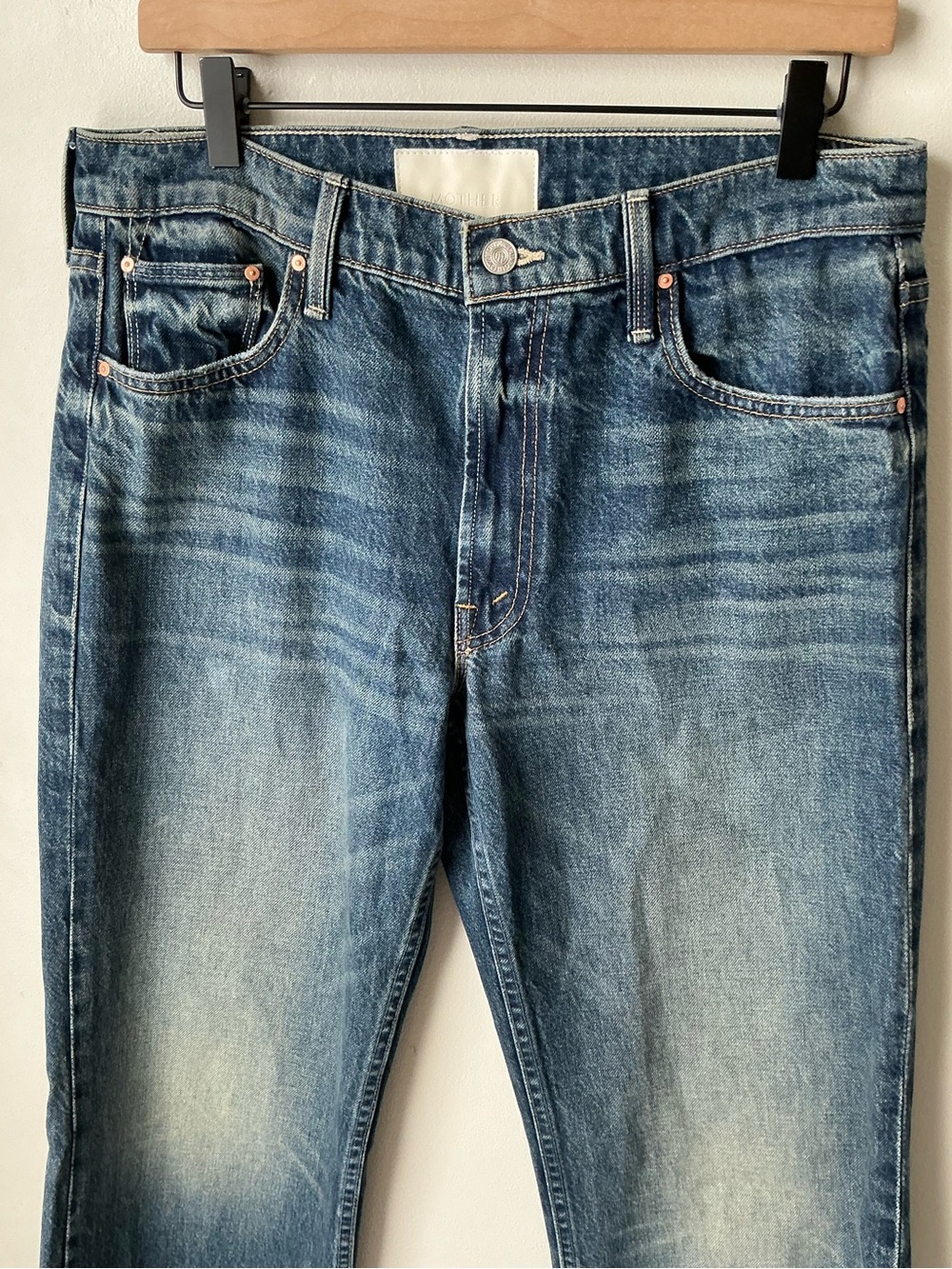 MOTHER SUPERIOR Jeans Reifler After Midnight Blue Size 30 - Picture 4 of 14